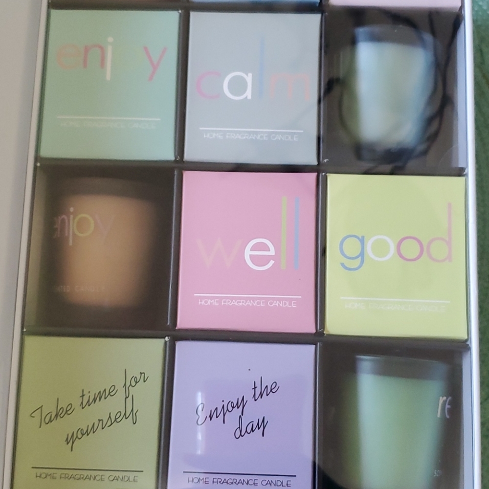 NWOT Gift Set Home Fragrance 12 Candles - Picture 6 of 10